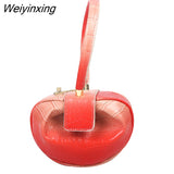 Weiyinxing a main Luxury Designer Handbag Women Small Round Design Leather Hand Bag For Women 2023 Fashion Bowling Bag Purse Clutches