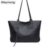 Weiyinxing Brand Women Shoulder Bag 100% Genuine Leather Handbags High Quality Cowhide Female Messenger Bag Fashion Ladies Totes Sac