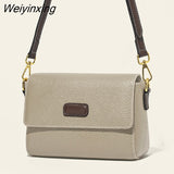 Weiyinxing Cow Leather Tote Bag Women Bags 2023 Fashion Women Shoulder Bags Genuine Leather Small Handbags Casual Ladies Crossbody Bag