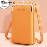 Weiyinxing Multi Functional Women Bag Touch Screen Mobile Bag Wallet Casual Fashion Outdoor One Shoulder Messenger Bags for Women 2023