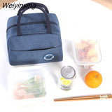 Weiyinxing Lunch Insulation Bags Student Picnic Dinner Box Handbag Food Cool Pouch