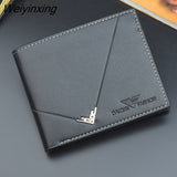 Weiyinxing Hot Men PU Leather Wallets Men's Long Design Causal Purses Male Folding Wallet Coin Card Holders High Quality Slim Money Bag