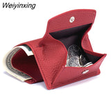 Weiyinxing Women Genuine Leather Purses Female Small Cowhide Wallets Lady Coin Bag Card Holder Large Capacity Money Bag Portable Clutch