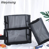 Weiyinxing Makeup Organizer Storage Pouch Casual Zipper Toiletry Wash Bags Make Up Women Travel Cosmetic Bag Transparent