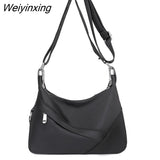 Weiyinxing Nylon Beach Tote Bag Fashion Womens Handbag Tote Oxford Shoulder Bags Female Waterproof Dumplings Folding Shopping Bag 2023