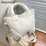 Weiyinxing Women's Bag Autumn Winter New Soft Handbags Cute Totes Fashion Casual Female Crossbody Shoulder Tote Bags for Women