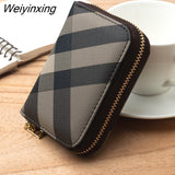 Weiyinxing Women Card Holder Short Wallet Mini Women's PU Wallet Multi-Card Card Holder Small Multi-functional Clutch Casual Money Bag