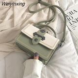 Weiyinxing Female Casual Tote Bag 2023 Fashion New High Quality Pu Leather Women's Designer Handbag Rivet Shoulder Messenger Bags