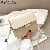 Weiyinxing Brand Women's Small Crossbody Bag Lightweight PU Leather Messenger Bag Flap Handbag Purse Summer Travel Bag for Female