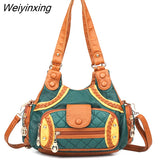 Weiyinxing Women Handbags High Quality Soft PU Leather Women's Bag Designer Women Shoulder Tote Bag New Fashion Luxury Female Messenger Bag