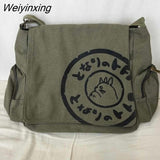 Weiyinxing Neighbor Totoro Messenger Bag Canvas Designer Women Handbag Female Corssbody Large Capacity Cartoon Shoulder Women's Tote Bag