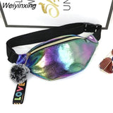 Weiyinxing Women Plaid Waist Bag Female Oxford Waterproof Belt Bags Designer Crossbody Chest Bag Ladies Fashion Fanny Pack Banana Hip Purse