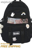weiyinxing Fashion Lovers Rucksack Women Backpack Kawaii Bookbag for Teenage Schoolbag Laptop Mochila Female Travel Shoulder Bag