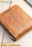 Weiyinxing New Wallet Men Casual Short Male Clutch Leather Wallet Small Wallet fashion Card Holder Men Coin Purse billetera hombre