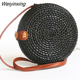 Weiyinxing Square Round Mulit Style Straw Bag Handbags Women Summer Rattan Bag Handmade Woven Beach Circle Bohemia Handbag New Fashion