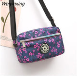 Weiyinxing Cloth Women's Crossbody Bag 2023 Cloth Casual Backpack Messenger Nylon Canvas Bag Shoulder Middle-aged Mother Handbag