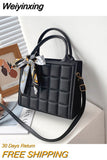 Weiyinxing Strap Women Handbags 2023 Fashion Summer Bags Ladies Leather Shoulder Phone Bag Soft Solid Black Color Crossbody Bags Emo