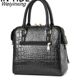 Weiyinxing YIDE Retro Alligator Women Luxury PU Leather Handbag Female Tassel Designer Shoulder Messenger Bag Casual Ladies Tote Bolsas