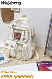 Weiyinxing Capacity High School Student Backpack (female Korean Version) Harajuku Schoolbag (junior High School Student Girl Backpack