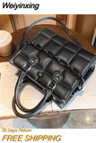 Weiyinxing Square Women Tote Bag Quality PU Leather Women's Designer Crossbody Bag Ladies Handbags Fashion Shoulder Messenger Bag New
