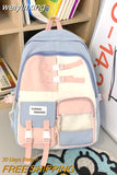 weiyinxing Kawaii Teens Girls Bookbag Leisure Lovely Female Shoulder Travel Bag College Schoolbag Fashion Cute Laptop Backpack