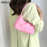 Weiyinxing Women's Shoulder Bag 2023 Trendy Candy colors Women's handbag Small Summer Baguete Bag For Women Shoulder Bags Female Hobos