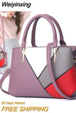 Weiyinxing beauty bag 2023 new fashion commuter handbag foreign trade large bag simple shoulder messenger bag