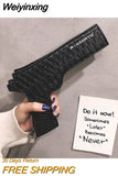 Weiyinxing 3D Gun Shaped Chains Women Shoulder Bags Luxury Pu Leather Crossbody Bag Lady Chic Small Purses Clutch Bag for Girls 2023