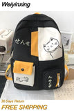 Weiyinxing Schoolbag Female Junior High School Student Korean Version Harajuku Ulzzang College Backpack Versatile Japanese Backpack