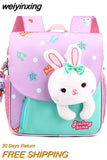 weiyinxing Fashion Cartoon Backpack For Girls Primary School Bag Cute Kids Bookbag Boys Bagpack Kawaii Animal Pattern Mochila