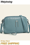 Weiyinxing Leather Bag Luxury Women's Handbags Bag for Woman 2023 Female Clutch Phone Bags Shoulder Bag Crossbody Messenger Pack