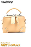 Weiyinxing Women Bags Crossbody Shoulder Bag for Ladies Messenger Bag High Quality Fashion Designer Flap Female Rivet Handbags Luxury Bags