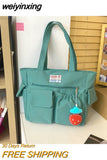 weiyinxing Fashion Women Shoulder Bag for College Girls Bookbag Cute Casual Waterproof Make Up Bag Kawaii Summer Sweet Schoolbag